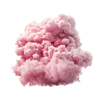 Pink cotton candy with a fluffy and sugary appearance png