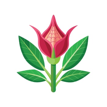 Stylish Larynx Plant Art vector