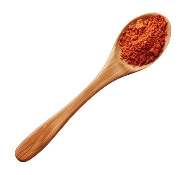 Spoon with Paprika Powder png
