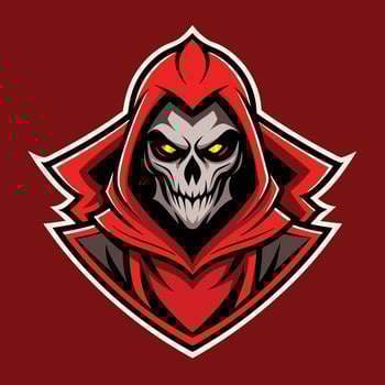 Majestic Red Phantom E Sport Mascot Logo Hoodie vector
