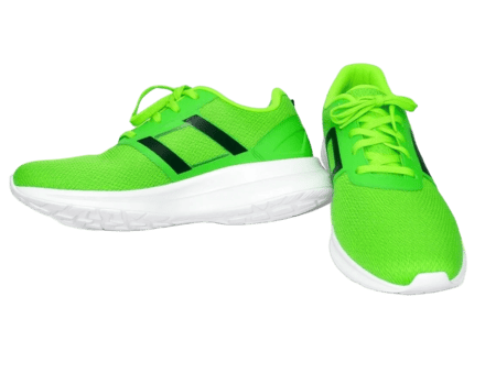 Pair of Green Sport Shoes Isolated on Transparent Background png