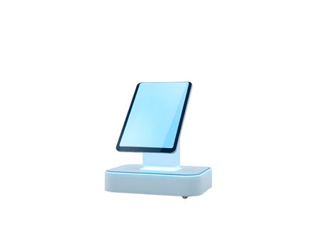 Tablet computer icon isolated on transparent background png