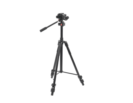 Camera tripod isolated on transparent background png