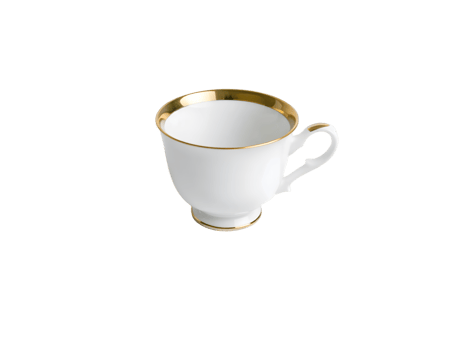 Realistic porcelain cup isolated on transparent background png