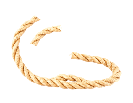 Realistic twisted rope png