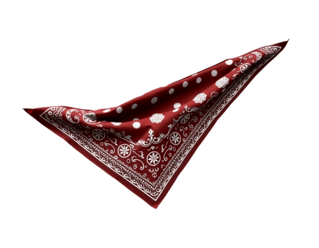 Red silk scarf png