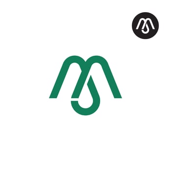 AAJ Logo Letter Monogram Design vector