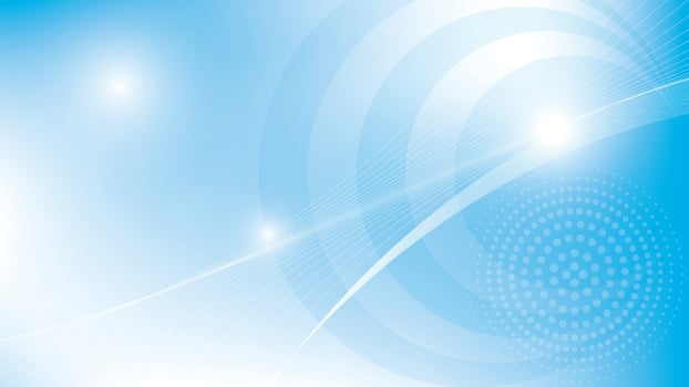 Abstract geometric white and blue color background with curve lines illustration vector