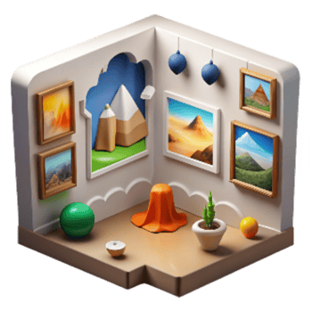 extraordinary traditional Art Gallery Paintings on Walls Cutout high resolution png