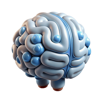 magnificent rustic Artificial Intelligence Brain Icon Transparent Background professional png