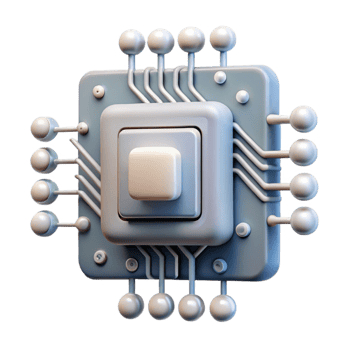 stunning creative Artificial Intelligence Circuitry Abstract Isolated premium png
