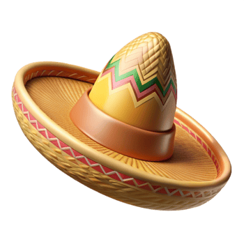 extraordinary modern Authentic Mexican Sombrero Hat Woven Texture Transparent original png