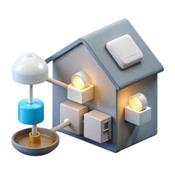 beautiful contemporary Automated Home Lighting System Control Panel Transparent Background high quality png
