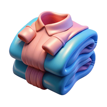 impressive minimalist Baby Clothes Folded Neatly Isolated genuine png