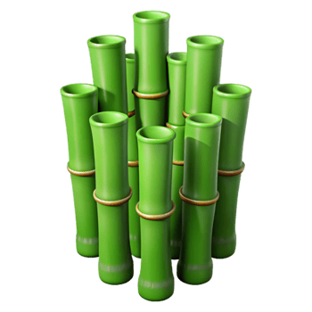 dramatic traditional Bamboo Plant Close Up Green Stalks Isolated 4K png