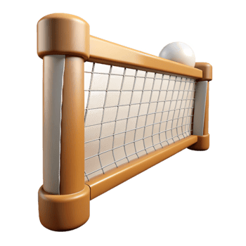 extraordinary rustic Beach Volleyball Net White Mesh Cutout on Transparent Background high quality png