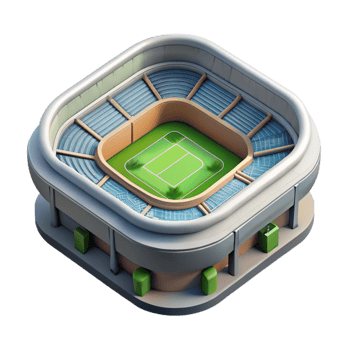 extraordinary vintage Birdseye Perspective of Stadium During Game Transparent Background exclusive png