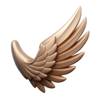 magnificent contemporary Bird Wing in Flight Cutout Isolated professional png