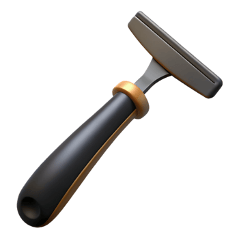 beautiful abstract Black Eyebrow Razor Sharp Blade Isolated Cutout authentic png