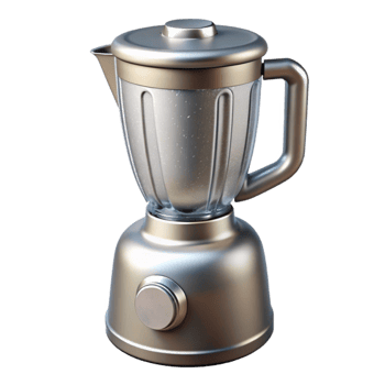 impressive artistic Blender for Smoothies Silver Isolated Cutout high resolution png