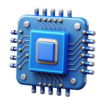 vibrant rustic Blue Circuit Board Cutout Isolated on Transparent Background high quality png