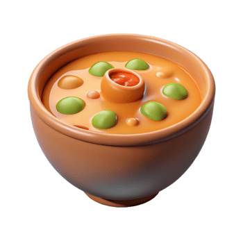 serene modern Bowl of Soup Cutout Comfort Food exclusive png
