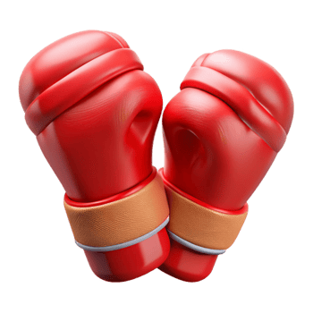 wonderful creative Boxing Hand Wraps Red Cotton Transparent Cutout detailed png