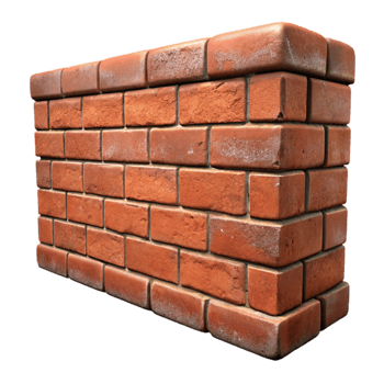 dramatic contemporary Brick Wall Texture Aged Appearance Cutout exclusive png