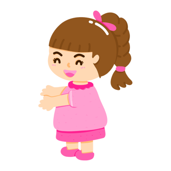 Cartoon of a little girl reaching out her hand to show her love or want to hug, the bond between a girl and her loved one, love and care png