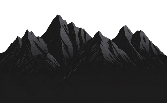 Mountains Silhouette Illustration png