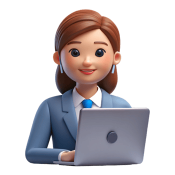 beautiful modern Businesswoman on Conference Call Isolated detailed png