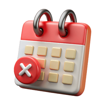 wonderful abstract Calendar with Important Date Marked Business Deadline Red Highlight Isolated original png