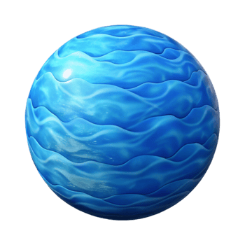 elegant vintage Calm Ocean Surface Blue Hues Transparent Background authentic png