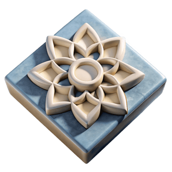 beautiful abstract Ceramic Tile White Grout Cutout Element professional png