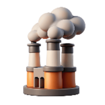 beautiful rustic Chimney Industrial Smoke Plumes Transparent Background genuine png