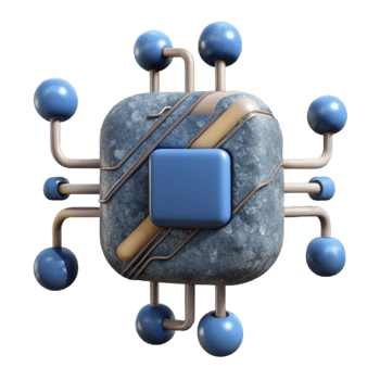 impressive abstract Circuitry Network with Data Transfer Isolated high resolution png