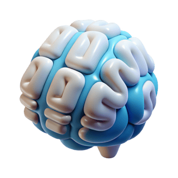 elegant creative Clean Ai Brain Icon Isolated on Transparent Background professional png