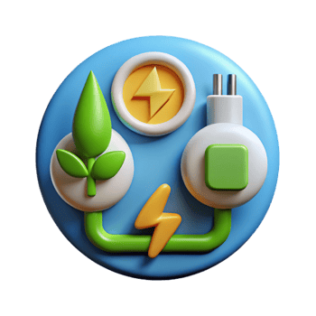 wonderful classic Clean Energy Symbols Icon Set Cutout authentic png
