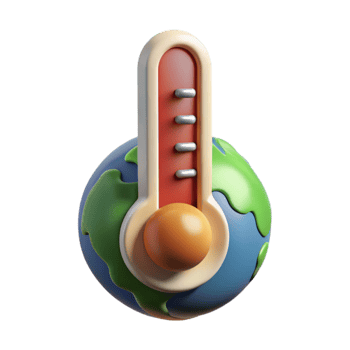 extraordinary creative Climate Change Thermometer Rising Isolated high resolution png