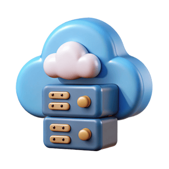 extraordinary modern Cloud Computing Server Icon Isolated Cutout premium png
