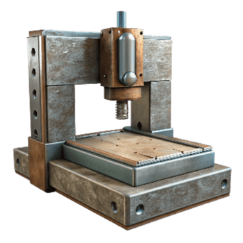 elegant modern Cnc Machine Cutting Metal Isolated exclusive png