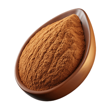 extraordinary creative Cocoa Powder Cutout with Rich Brown Color professional png