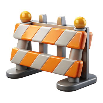 stunning rustic Construction Site Safety Fence Transparent Background detailed png