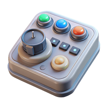 dramatic vintage Control Panel with Buttons and Dials Transparent Background exclusive png