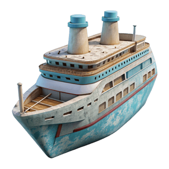wonderful abstract Cruise Ship Side View Cutout high resolution png