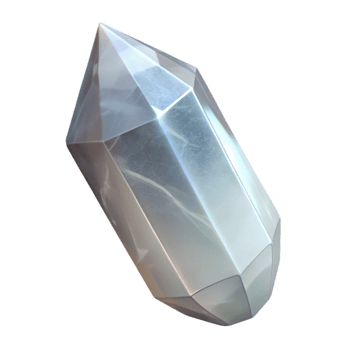 dramatic contemporary Crystal Clear Quartz Point Isolated Element high resolution png