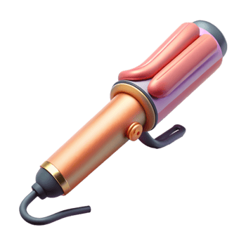 magnificent classic Curling Iron Ceramic Barrel Isolated Element authentic png