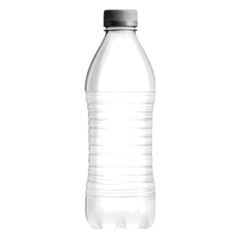 Clear Plastic Water Bottle Isolated on for Design png