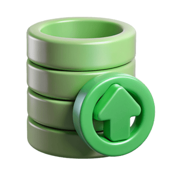 magnificent classic Data Backup Icon Green Arrow Isolated genuine png