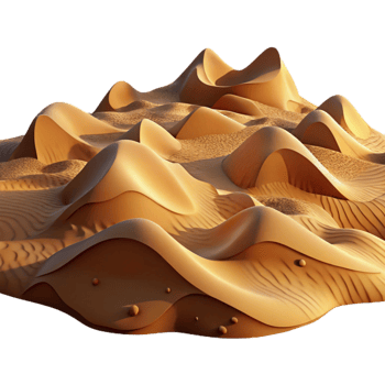 beautiful classic Desert Landscape Sand Dunes Arid Climate Cutout exclusive png